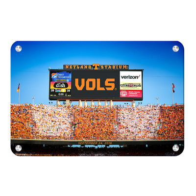 Tennessee Volunteers - Scoreboard UT vs. FL - College Wall Art #Metal