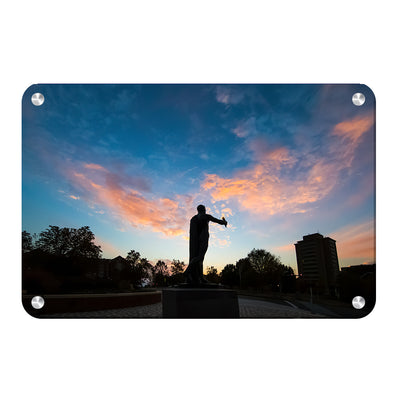 Tennessee Volunteers - Torchbearer Sunset - College Wall Art #Metal