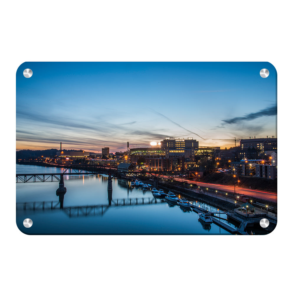 Tennessee Volunteers - River Night - College Wall Art #Canvas