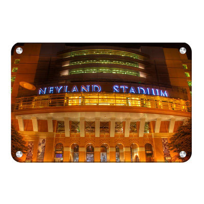 Tennessee Volunteers - Neon Neyland - College Wall Art #Metal