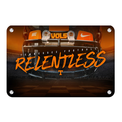 Tennessee Volunteers - Relentless - College Wall Art #Metal