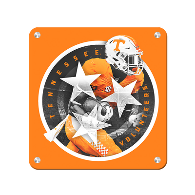 Tennessee Volunteers - Tri Star 2018 Orange - College Wall Art #Metal