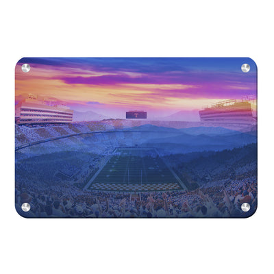 Tennessee Volunteers - Tennessee Mountain Sunset - College Wall Art #Metal