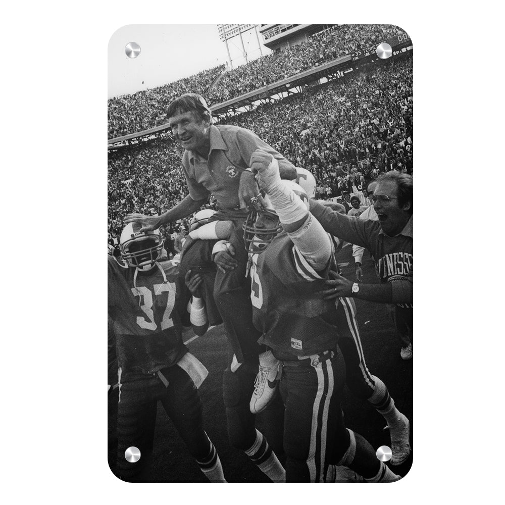 Tennessee Volunteers - Vintage Johnny Majors - College Wall Art 