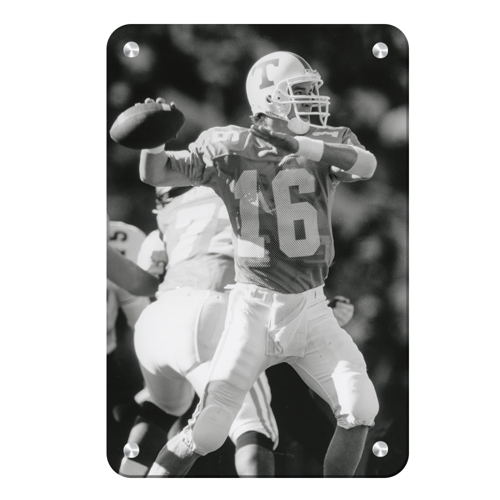 Tennessee Volunteers - Vintage Peyton Manning 2 - College Wall Art #Canvas