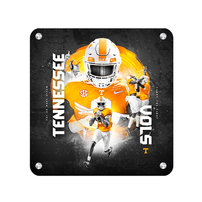 Tennessee Volunteers - Go Big Orange - College Wall Art #Metal