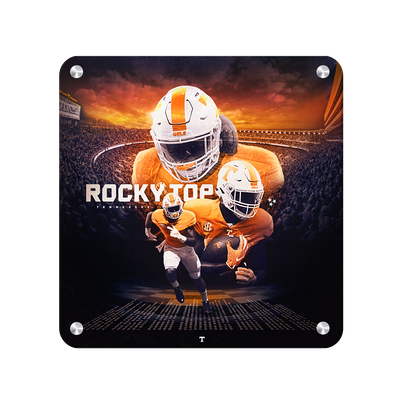 Tennessee Volunteers - Rocky Top Sunset - College Wall Art #Metal