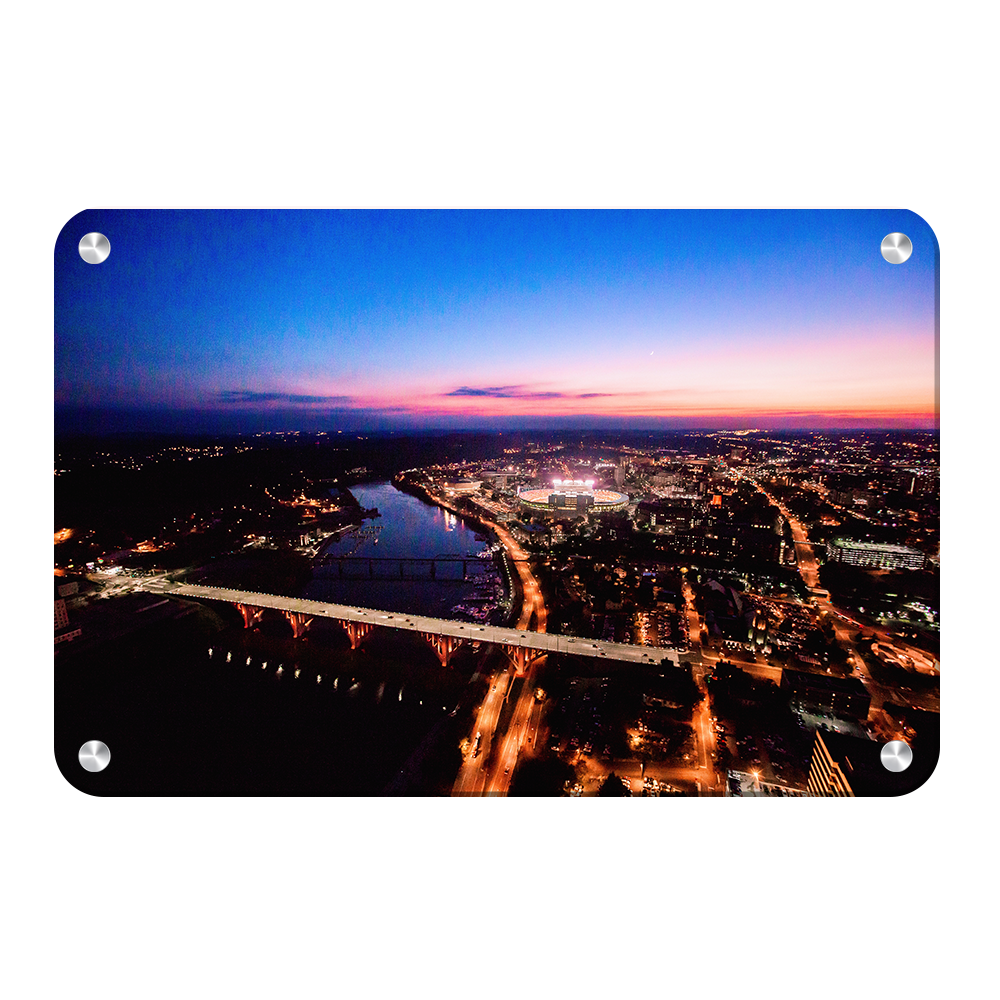 Tennessee Volunteers - Aerial sunset over Neyland - College Wall Art #Canvas