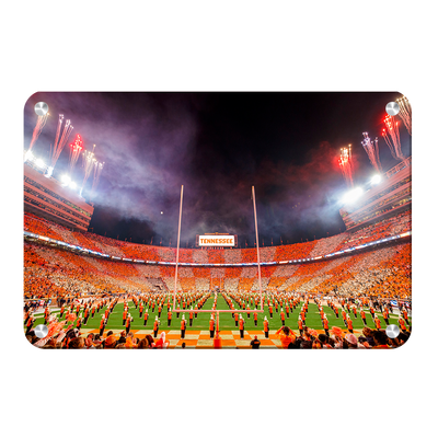 Tennessee Volunteers - Checkerboard Neyland and Pride of the Southland Band - College Wall Art #Metal