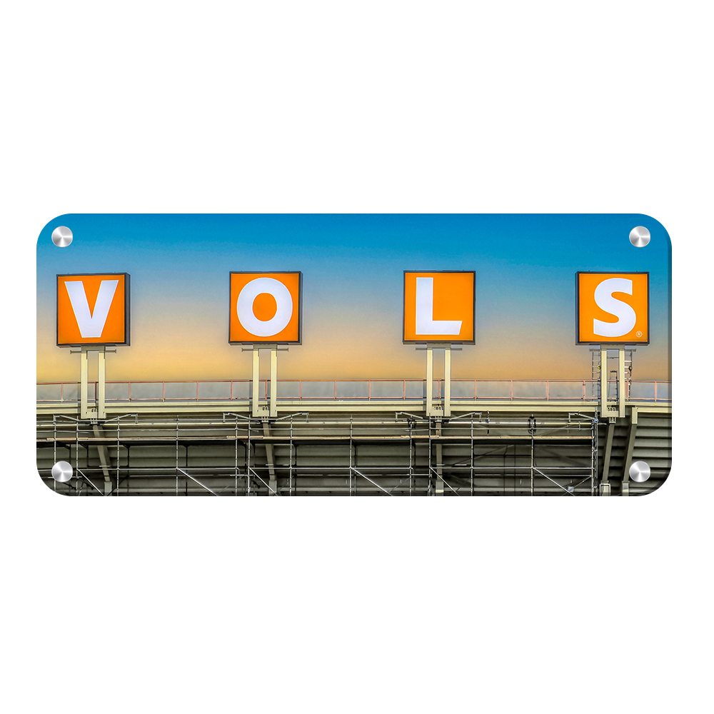 Tennessee Volunteers - V-0-L-S - College Wall Art #Canvas