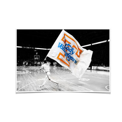 Tennessee Volunteers - Lady V-O-L-U-N-T-E-E-R - College Wall Art #Poster