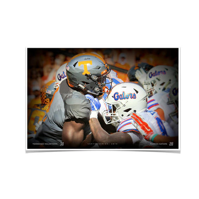 Tennessee Volunteers - Vol vs. Gator - College Wall Art #Poster