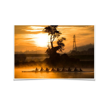 Tennessee Volunteers - Sunrise Row - College Wall Art #Poster
