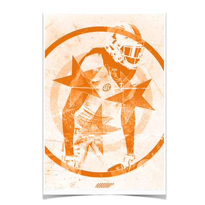 Tennessee Volunteers - Tri Star TN - College Wall Art #Poster