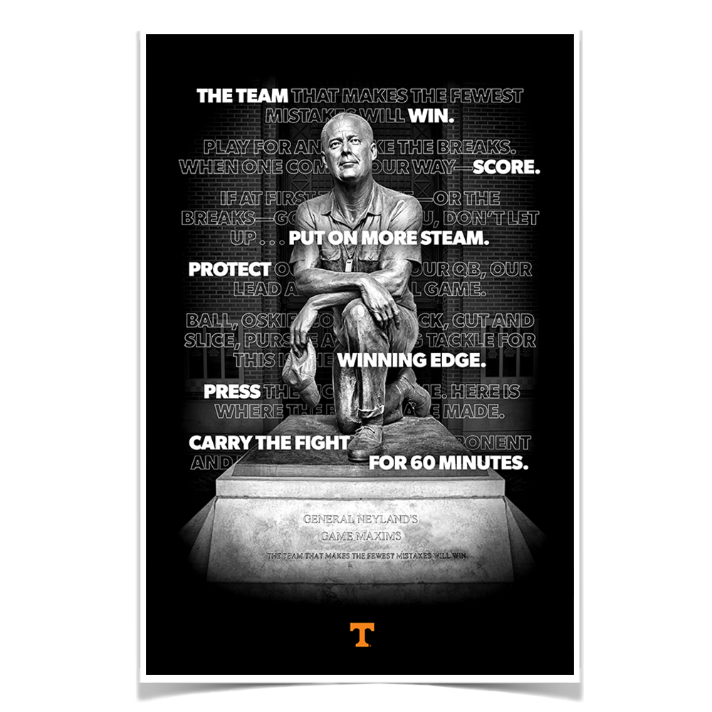  Tennessee Volunteers - Game Maxims - College Wall Art #Canvas