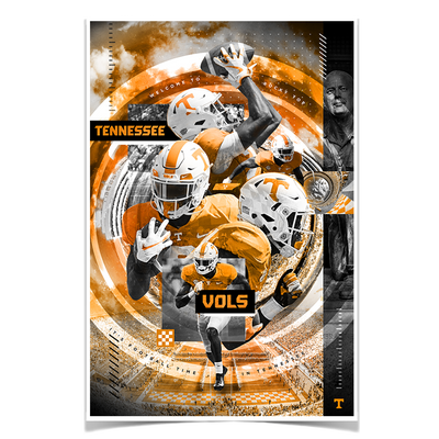 Tennessee Volunteers - Football Time - College Wall Art #Poster