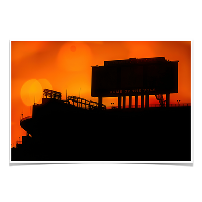 Tennessee Volunteers - Home of the Vols - College Wall Art #Poster