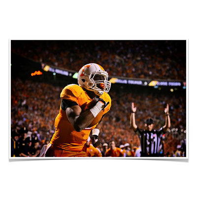 Tennessee Volunteers - Tennessee Score - College Wall Art #Poster