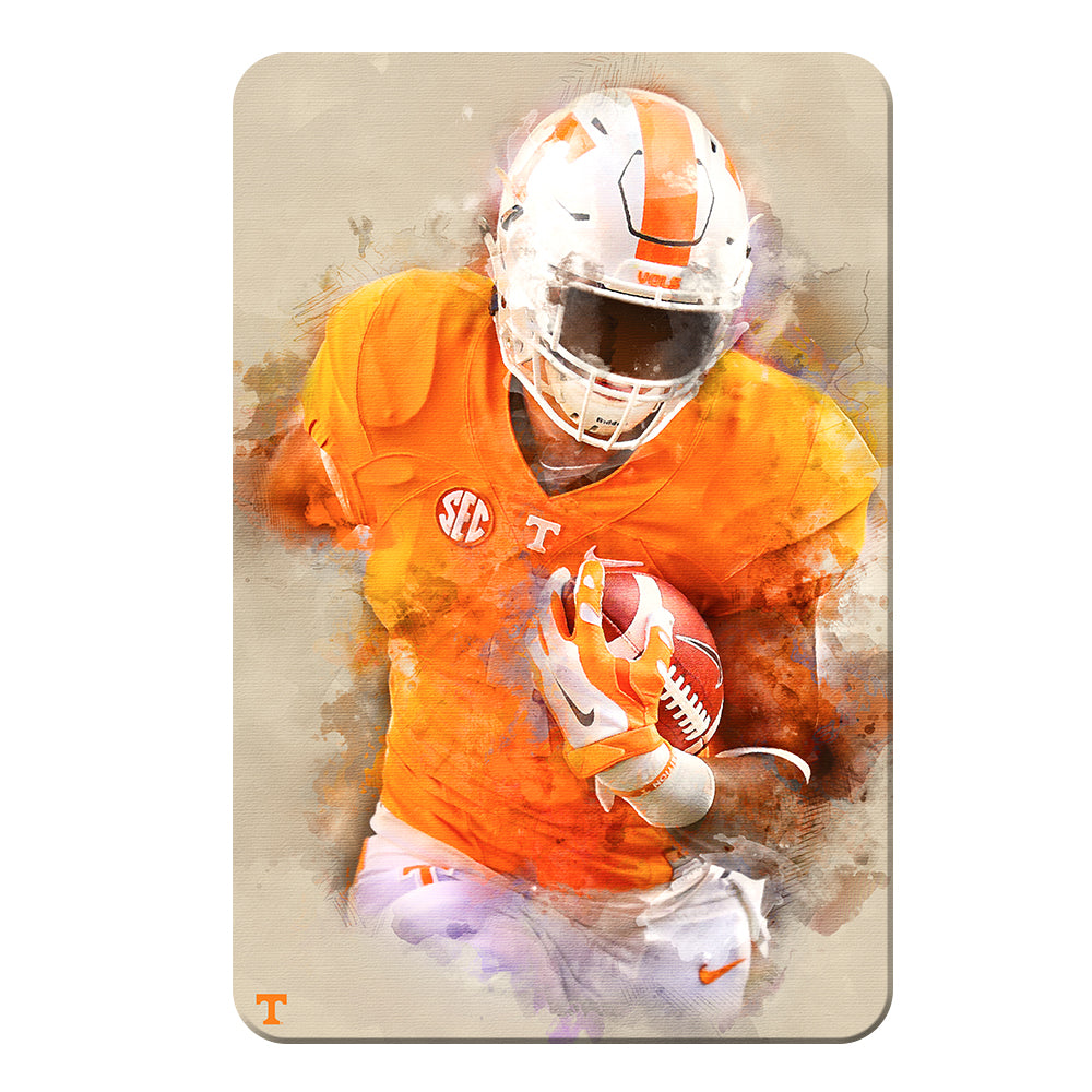 Tennessee Volunteers - Run Watercolor - College Wall Art #PVC