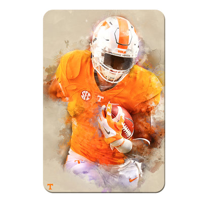 Tennessee Volunteers - Run Watercolor - College Wall Art #PVC
