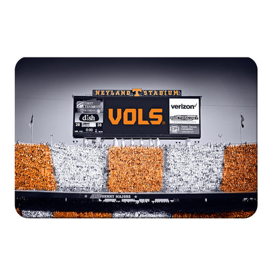 Tennessee Volunteers - Final Score UT vs. FL Checkerboard - College Wall Art #PVC