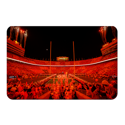 Tennessee Volunteers - Tennessee Through the T under the LED - College Wall Art #PVC