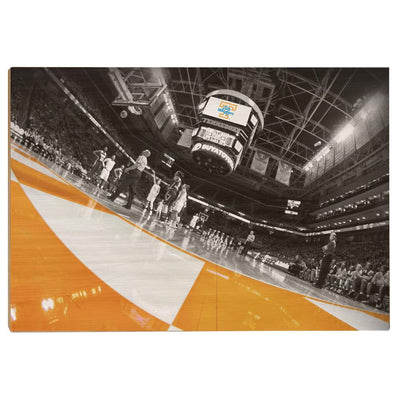 Tennessee Volunteers - Lady Vol Swish - College Wall Art #Wood