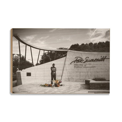 Tennessee Volunteers - Pat Summitt Plaza - College Wall Art #Wood