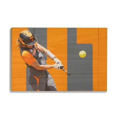 Tennessee Volunteers - Batting Practice - College Wall Art #Wood