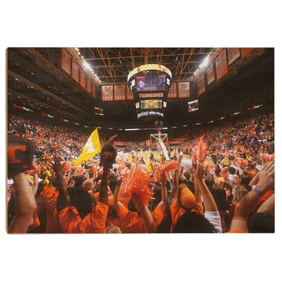Tennessee Volunteers - Tennessee Basketball - College Wall Art #Wood