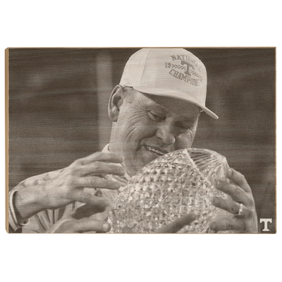 Tennessee Volunteers - Vintage National Champions - College Wall Art #Wood