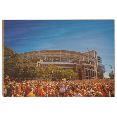 Tennessee Volunteers - Orange Swarm - College Wall Art #Wood