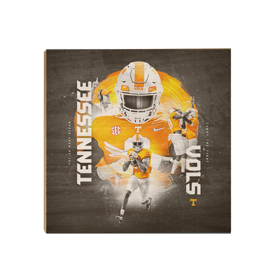 Tennessee Volunteers - Go Big Orange - College Wall Art #Wood