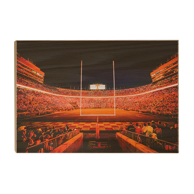 Tennessee Volunteers - Light Up Neyland - College Wall Art #Wood
