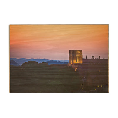 Tennessee Volunteers - Ayers Hall Sunrise - College Wall Art #Wood
