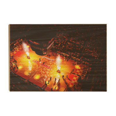 Tennessee Volunteers - Enter Tennessee Basketball - College Wall Art #Wood
