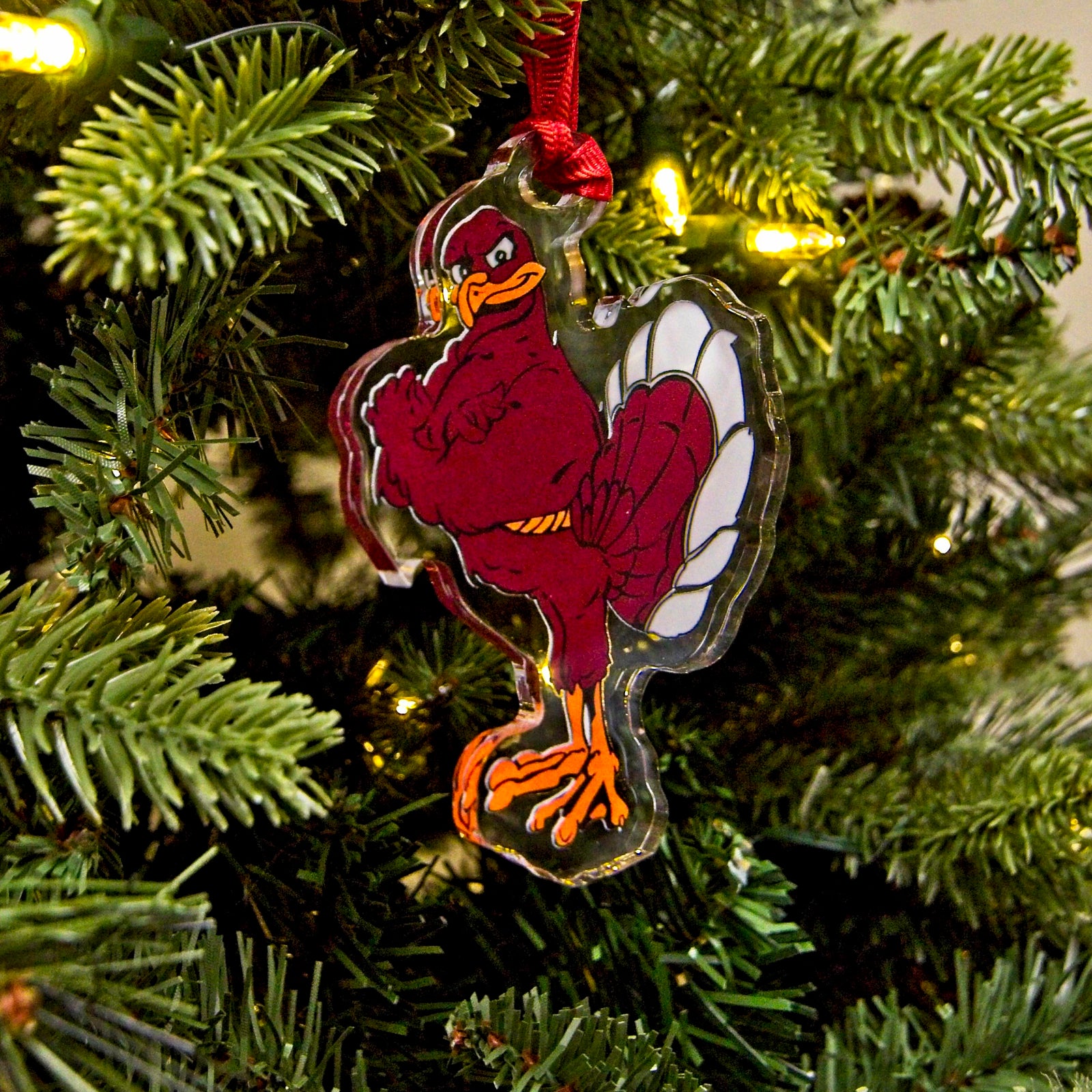 Virgina Tech Hokies - Hokie Bird Bag Tag & Ornament