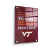 Virginia Tech Hokies - Reach - College Wall Art #Acrylic