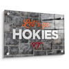 VIRGINIA TECH HOKIES - Lets Go Hokies - College Wall Art #Acrylic