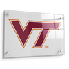 Virginia Tech Hokies - VT White - College Wall Art #Acrylic