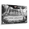 Virginia Tech Hokies - Lane Stadium Black & White - College Wall Art #Acrylic