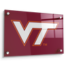 Virginia Tech Hokies - VT Maroon - College Wall Art #Acrylic