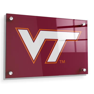 Virginia Tech Hokies - VT Maroon - College Wall Art #Acrylic