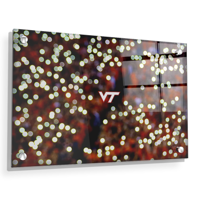 Virginia Tech Hokies - Light Up Lane - College Wall Art #Acrylic