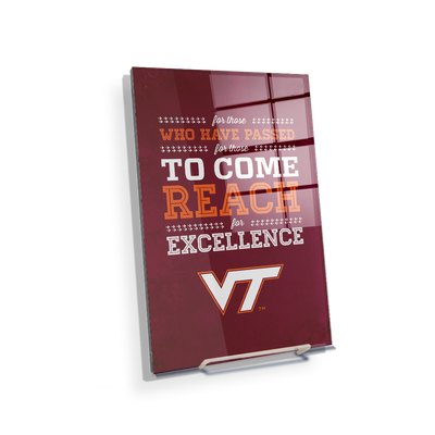 Virginia Tech Hokies - Reach - College Wall Art #Acrylic Mini