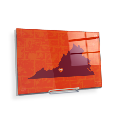 Virginia Tech Hokies - VT State Love - College Wall Art #Acrylic Mini