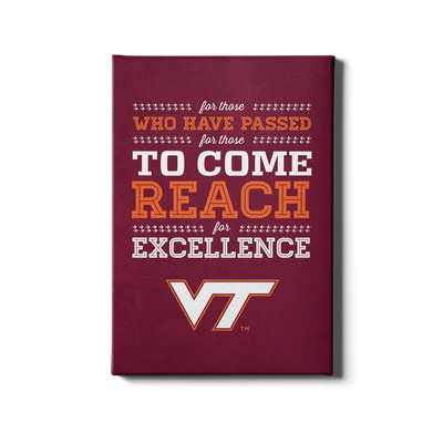 Virginia Tech Hokies - Reach - College Wall Art #Canvas