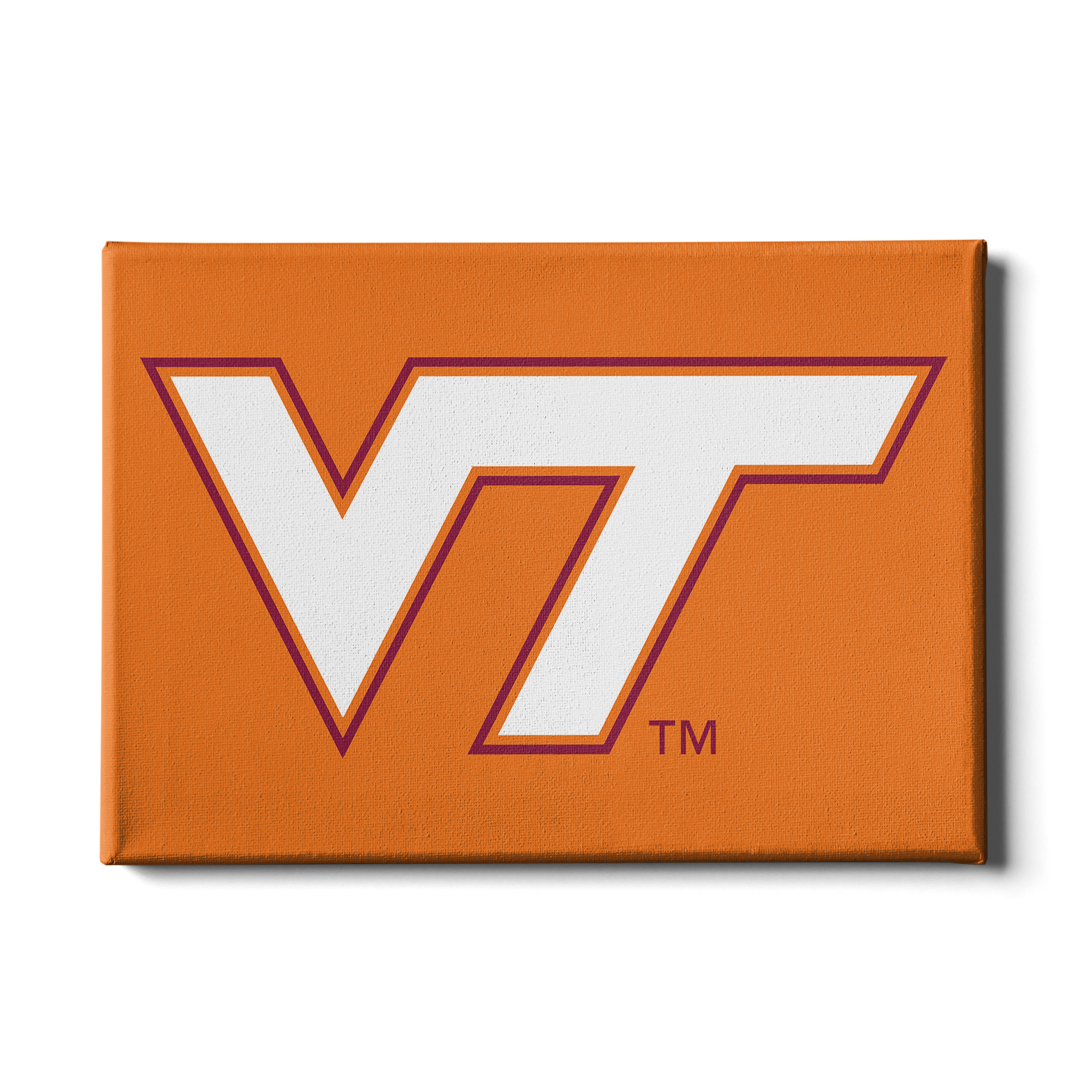 Virginia Tech Hokies - VT Orange - College Wall Art #Canvas