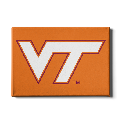 Virginia Tech Hokies - VT Orange - College Wall Art #Canvas