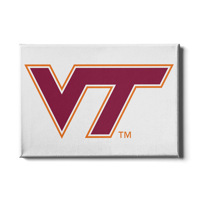 Virginia Tech Hokies - VT White - College Wall Art #Canvas